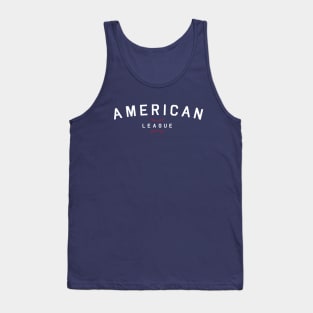 American League Baseball white Tank Top